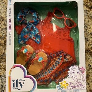 NIB Disney Moana inspired doll outfit